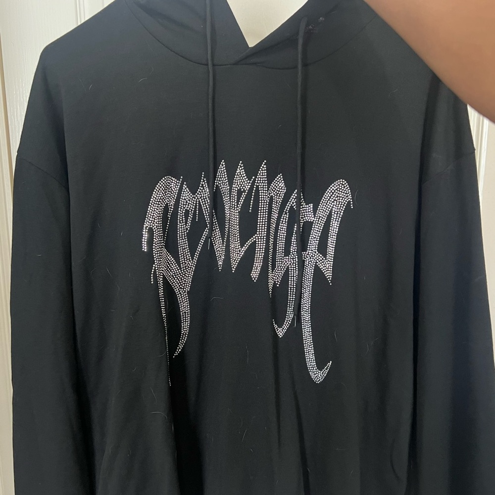 Revenge Rhinestone Hoodie